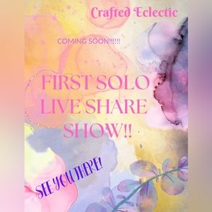 First Live Solo Show Flyer